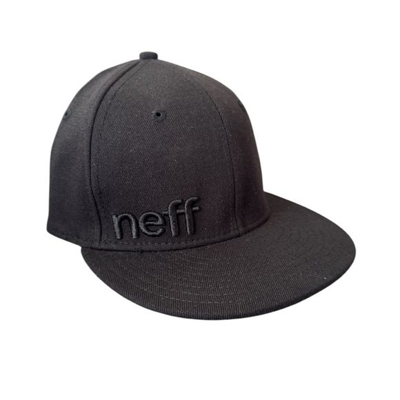 neff NWT Fitted Black Men’s Hat Size S/M - Picture 1 of 4